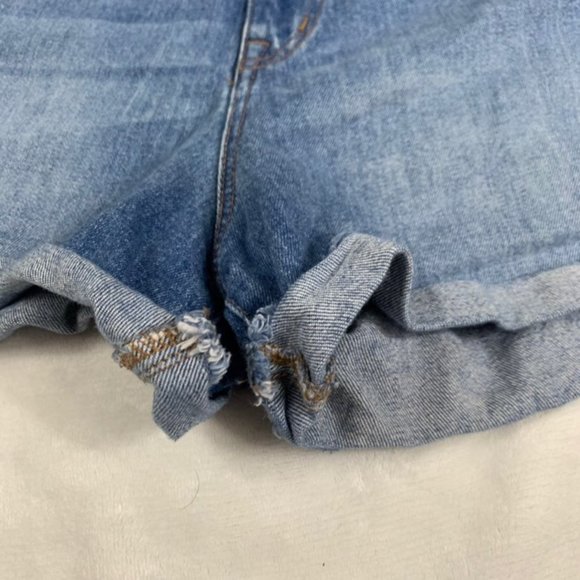 Madewell Sz 32" Cut off Shorts Blue - Picture 5 of 5